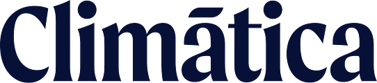 logo de climática en color azul oscuro