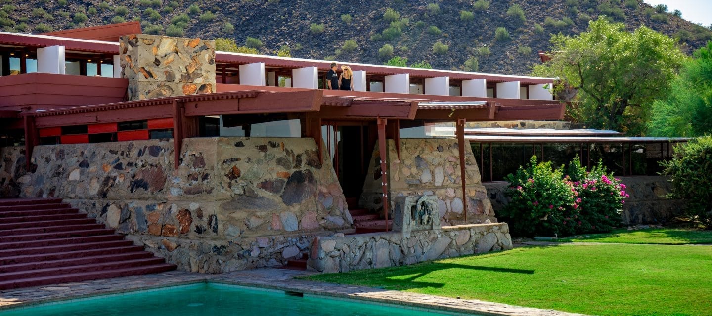 Frank Lloyd Wright's Taliesin West, widely acknowledged as among the most beautiful homes ever constructed