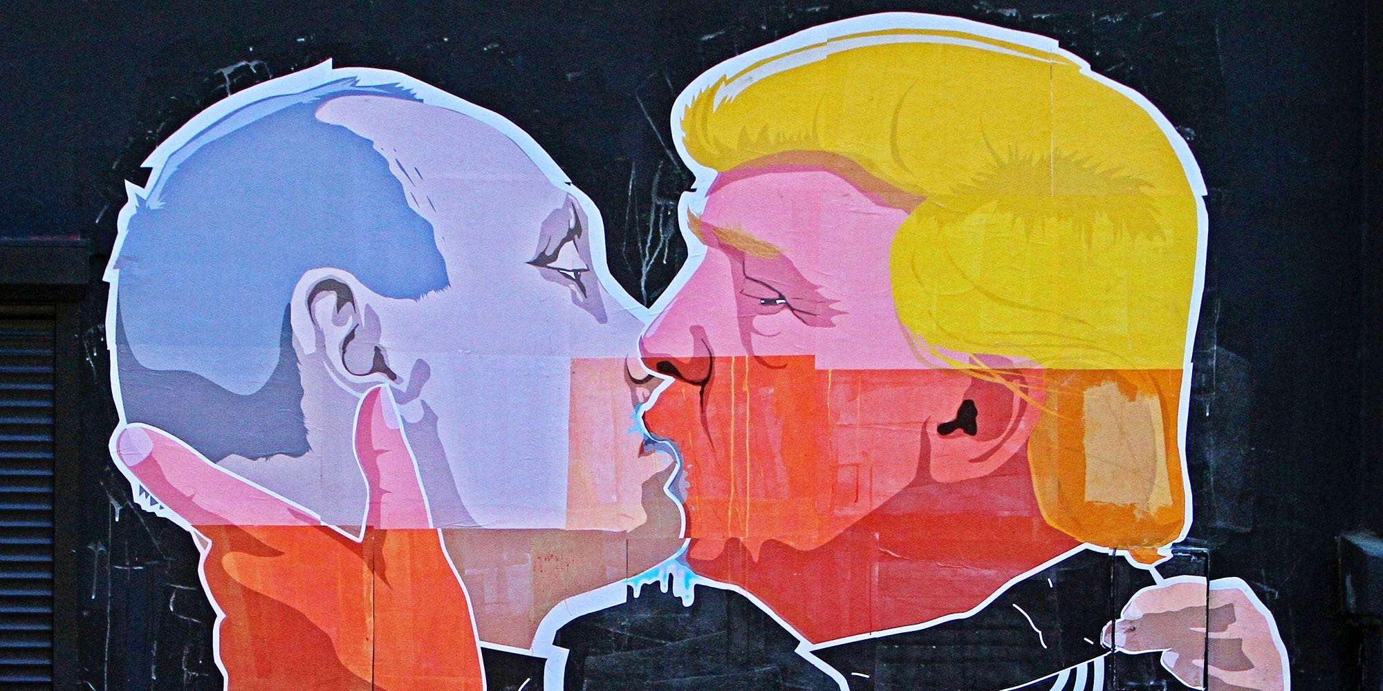 Here&amp;#39;s Donald Trump and Vladimir Putin Kissing