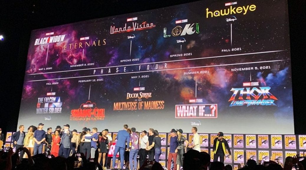 The Marvel Phase 4 that exists in a universe without COVID.