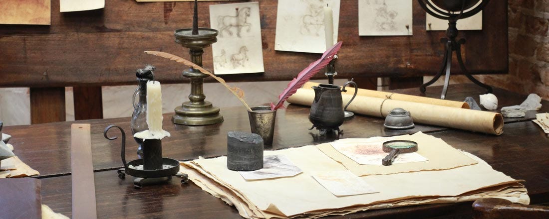 Da Vinci's study, Château du Clos Lucé