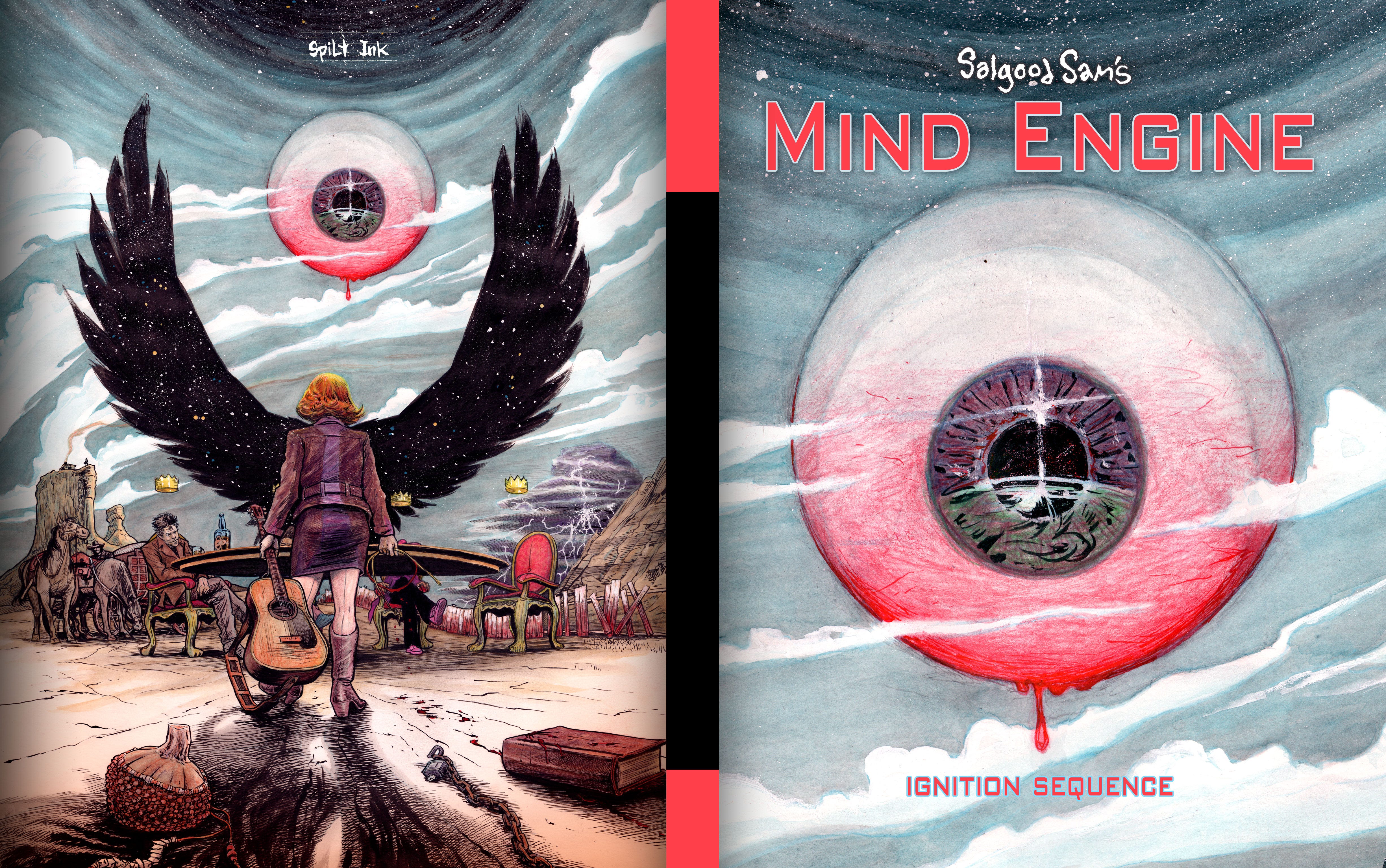 Cover art for Mind Engine 0, ignition sequence.