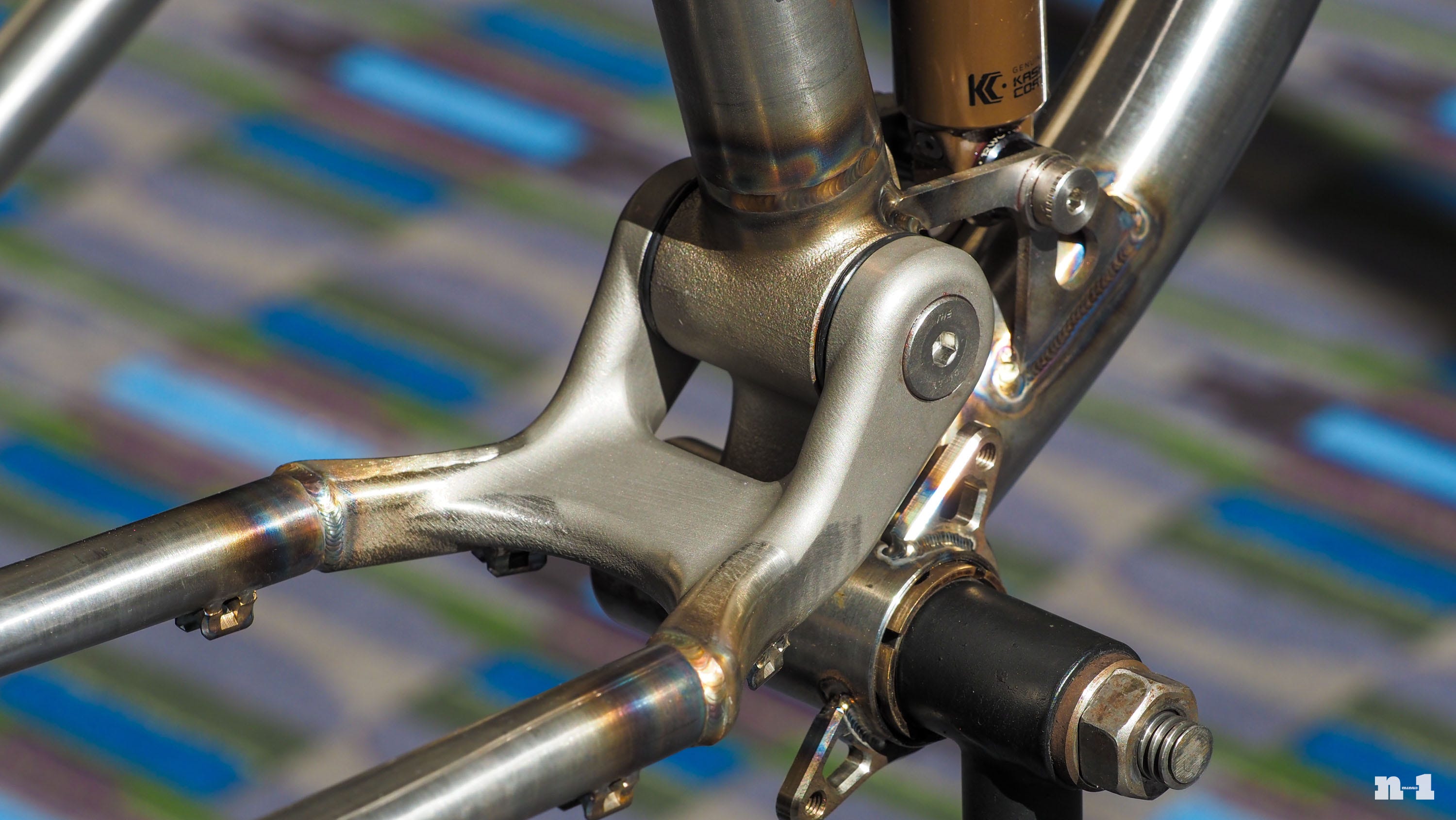 44 Bikes steel full-suspension frame