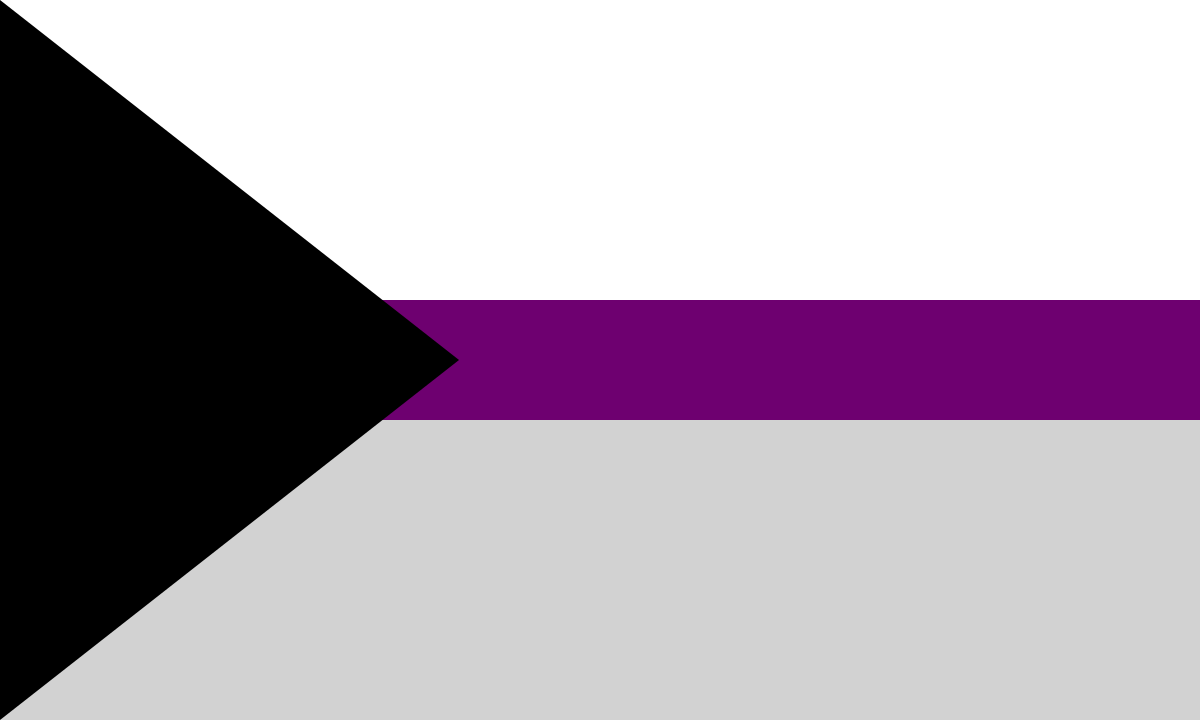 The demisexual pride flag