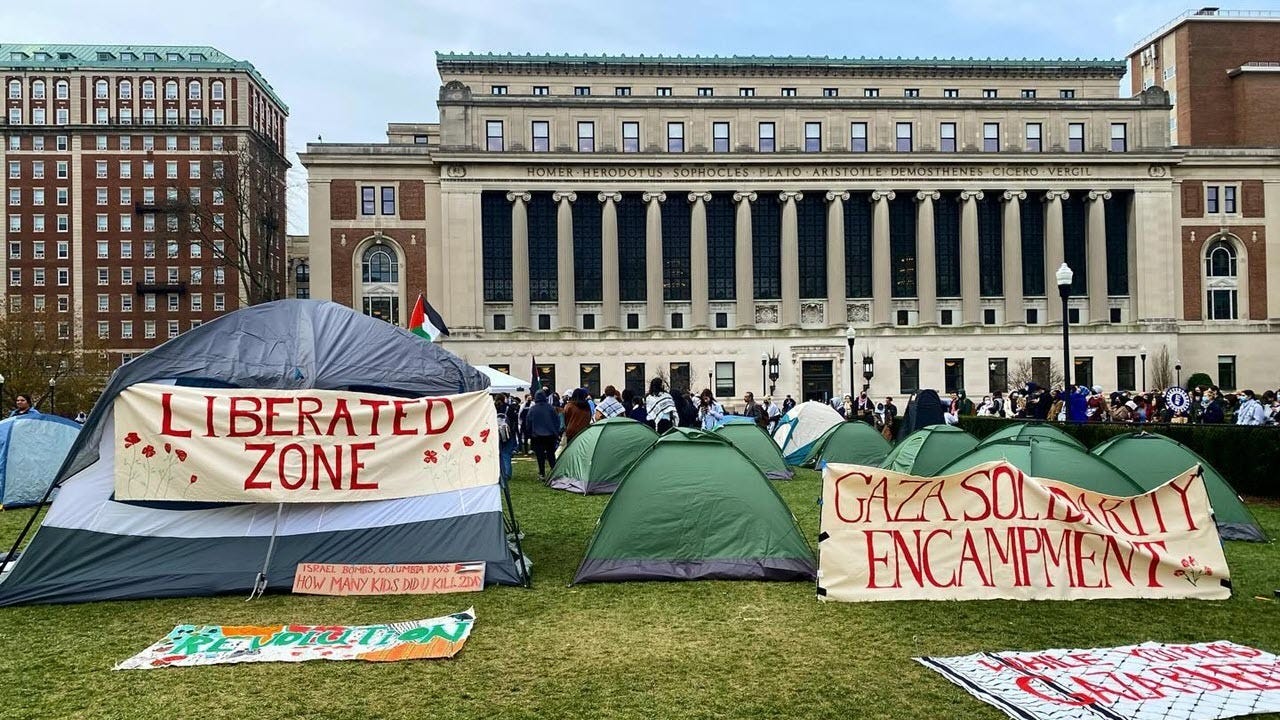 Campus Antisemitism Surges Amid Encampments and Related Protests at Columbia and Other US Colleges 
