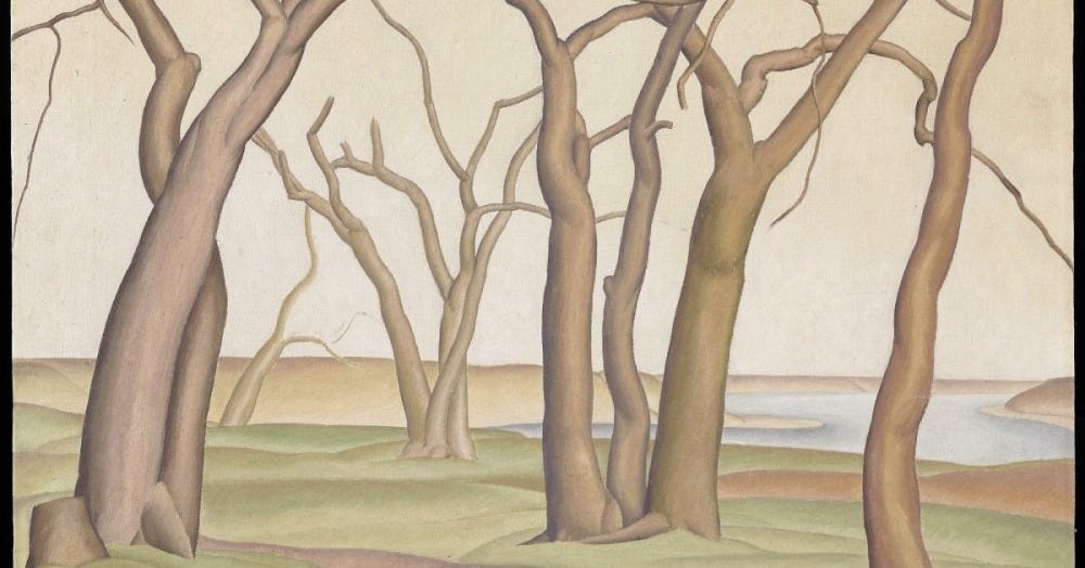 “Dead Trees” by L.L. FitzGerald. c. 1930.