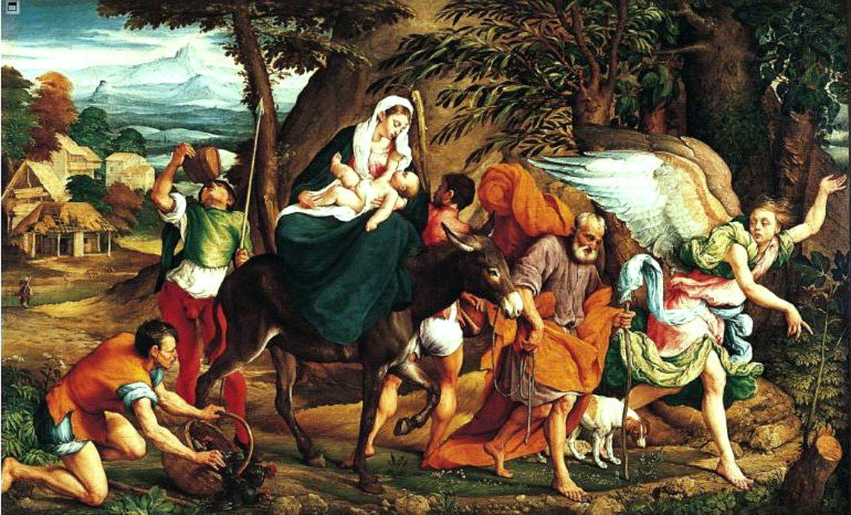 File:Bassano, Flight Into Egypt 1545.jpg - Wikipedia