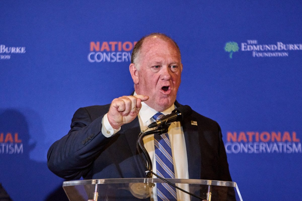 Tom Homan speaks at National Conservative Conference