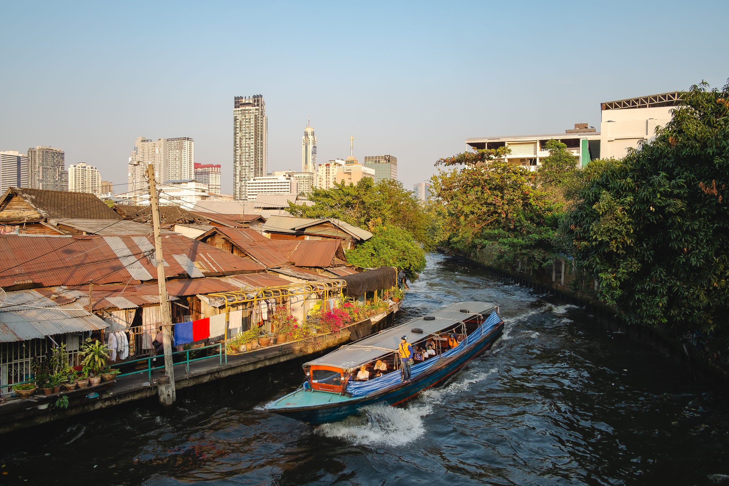 Khlong Ferry Boat. 1/60, f/8, ISO 200 18mm