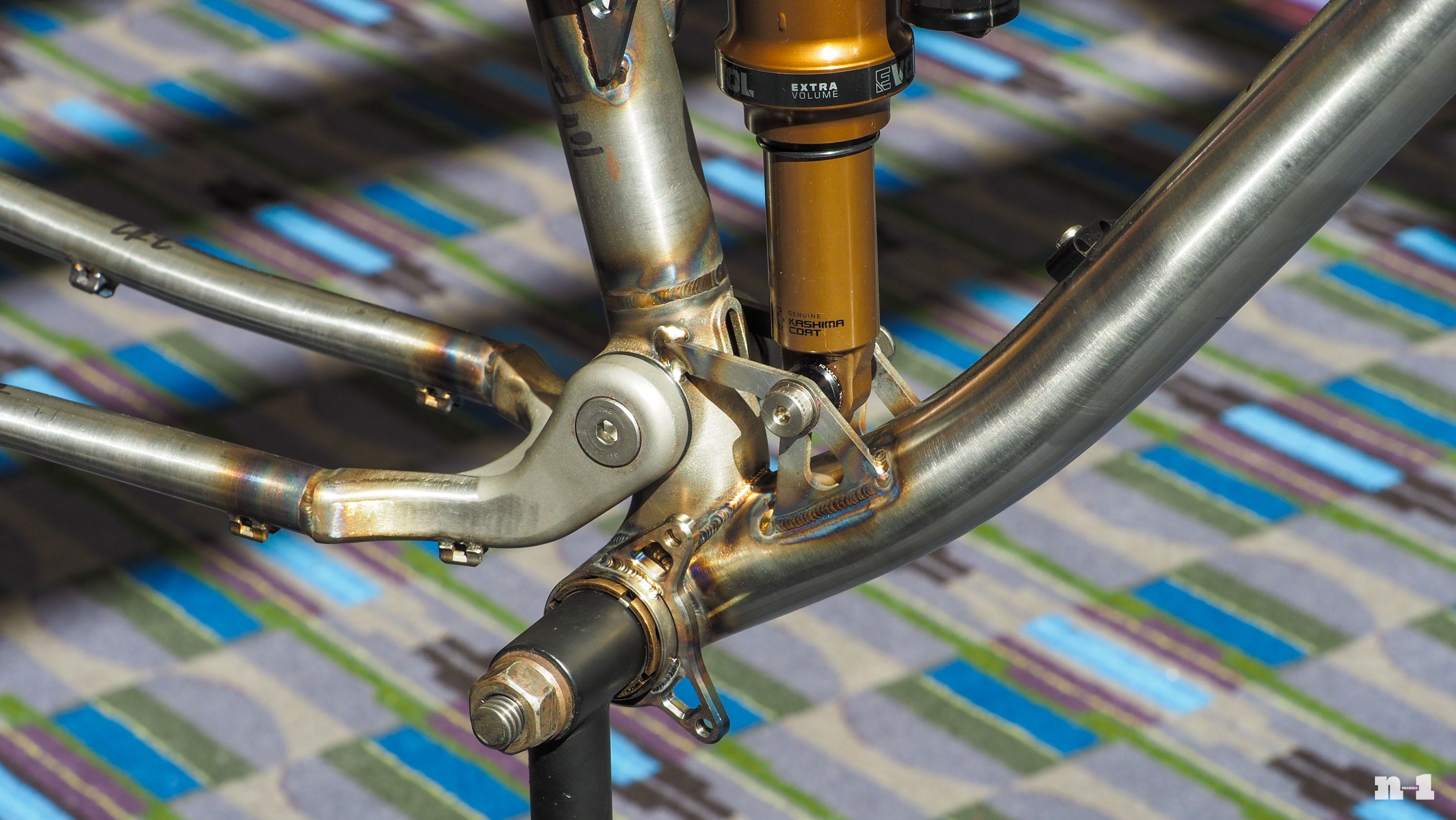 44 Bikes steel full-suspension frame