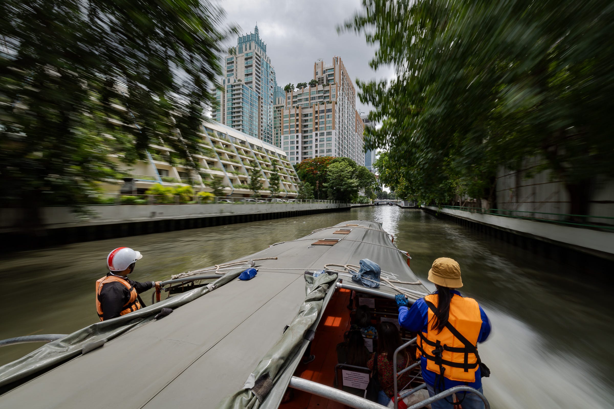 Crew life-jackets are a recent safety development. 1/15, f/22, ISO 100, 15mm