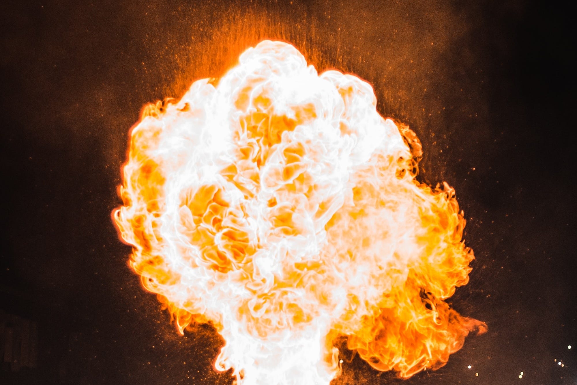 photo of a fireball