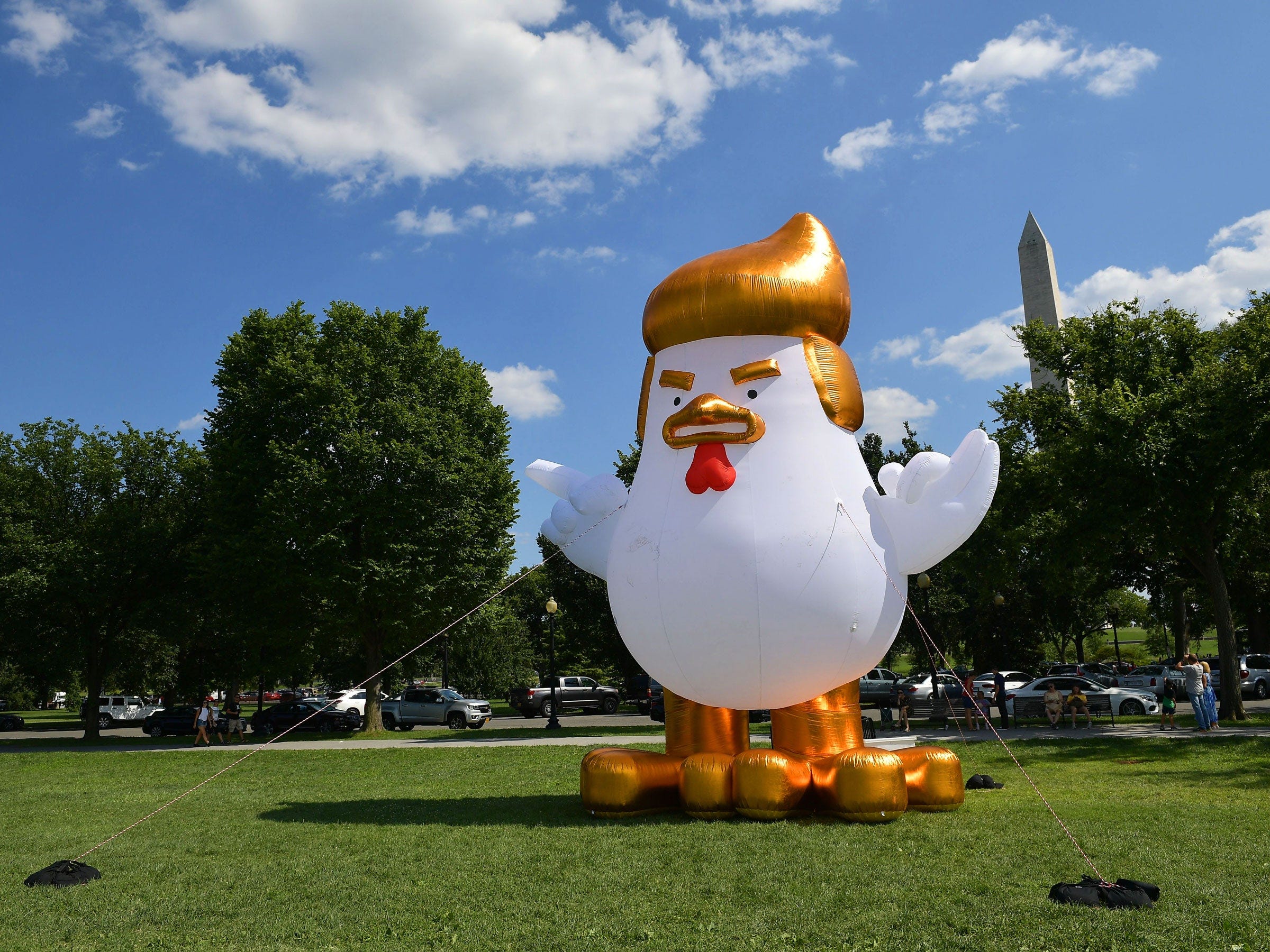 The Inflatable Trump-Chicken, Return of the Mooch, and the Week's Biggest  Online News | WIRED