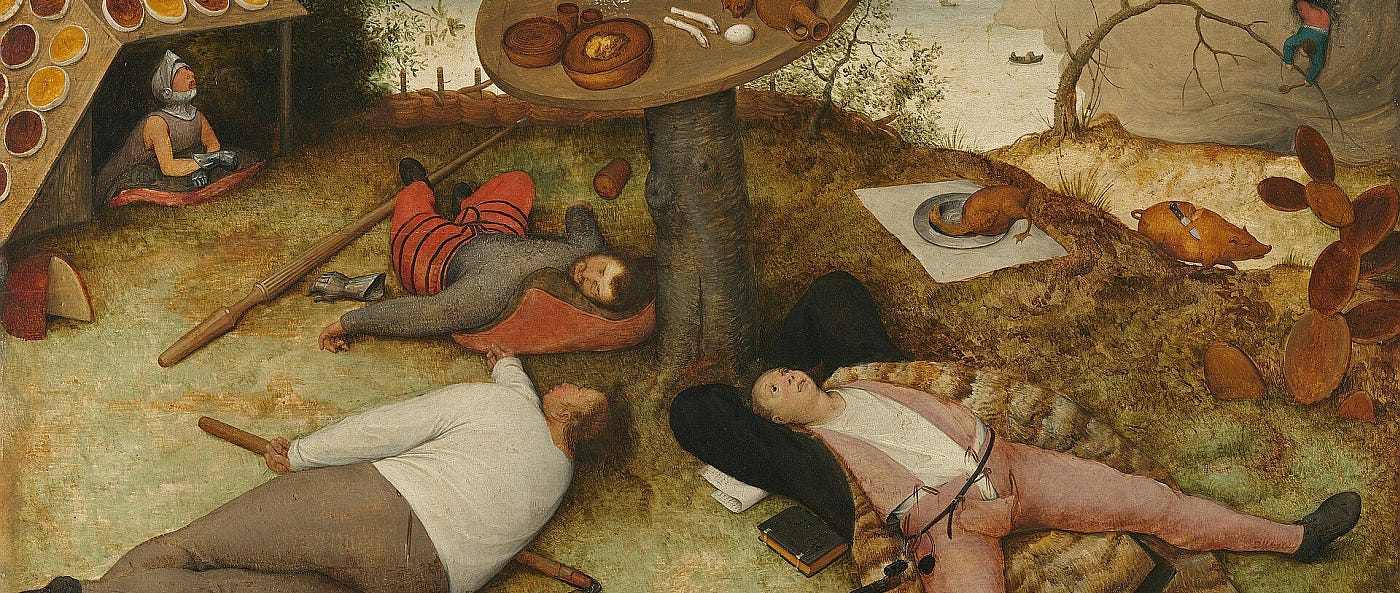 Het Luilekkerland, Pieter Bruegel the elder