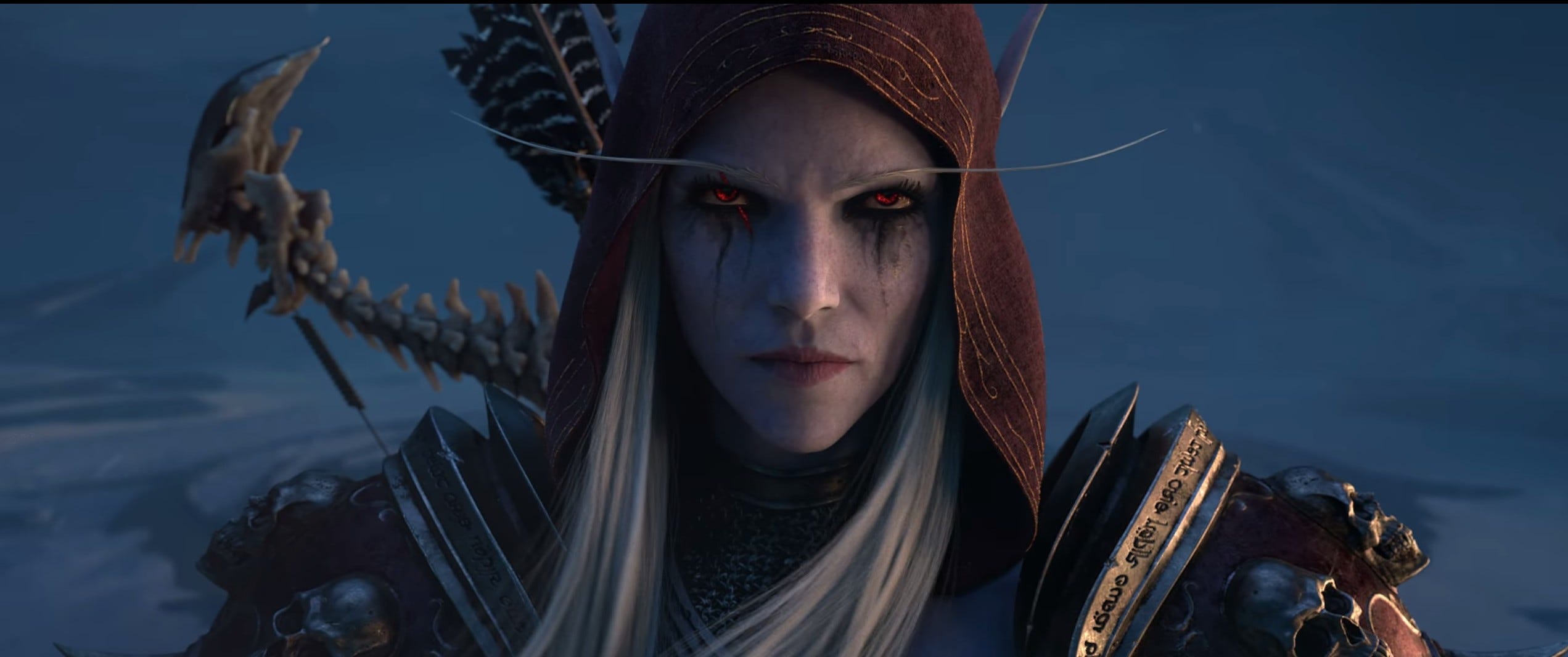 A close-up photo of the one and only Sylvanas Windrunner