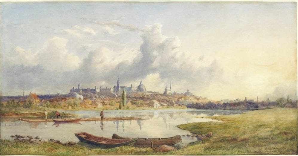 “Ottawa from the Rideau” by Lucius R. O'Brien. 1873.