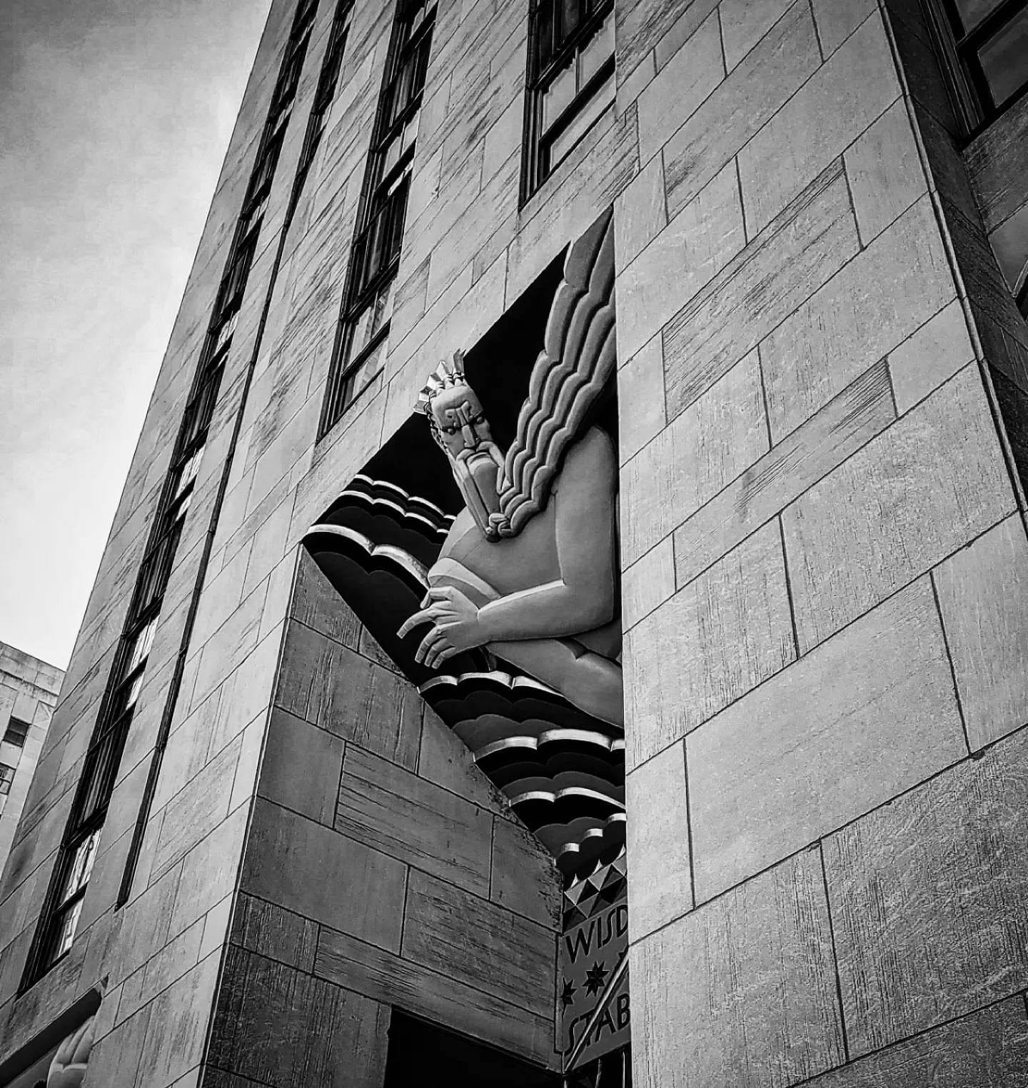 Rockefeller Center Wisdom Statue- NYC- image by Shawn R. Metivier, 2022
