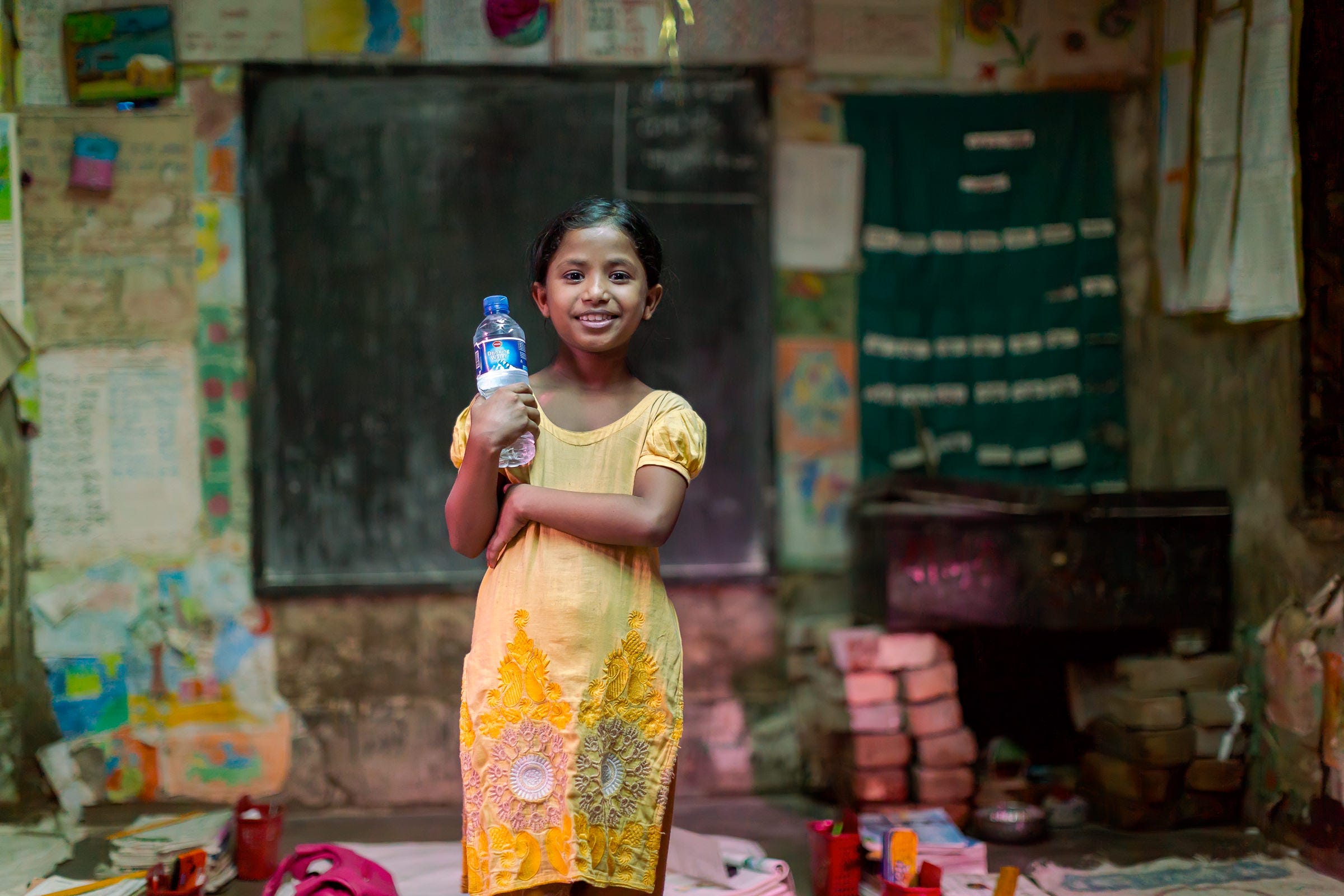 On assignment for Splash and BRAC in the Adabar District of Dhaka, Bangladesh. 50mm, 1/50th at f/1.2, ISO 3200