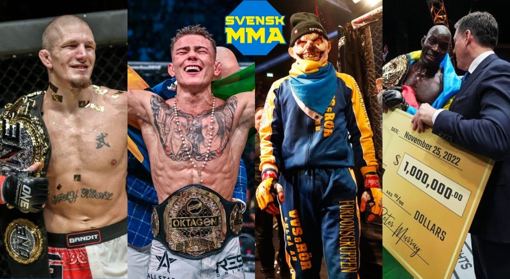 Svensk MMA utanfor UFC Zebaztian Kadestam Felipe Lima Tobias Harila Sadibou Sy