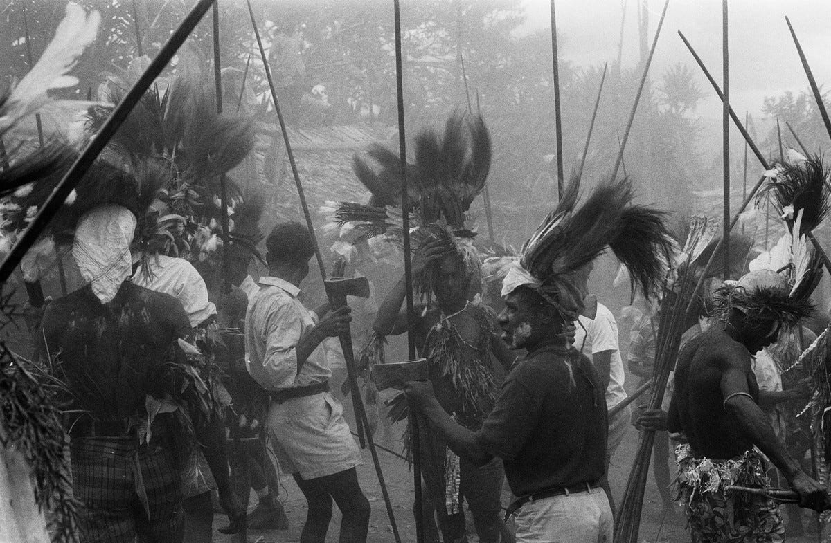 A Tauade feast and dance at Kerau, Papua New Guinea, 1971