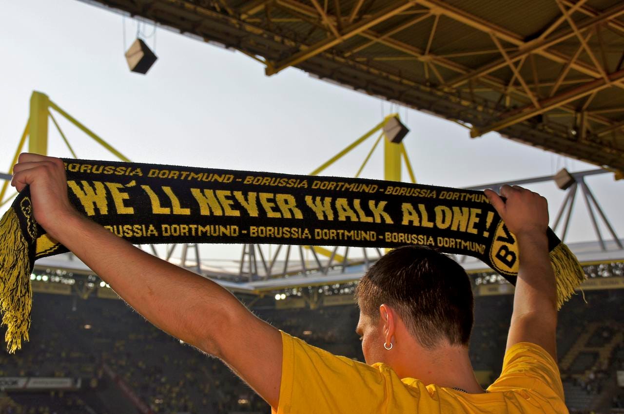 Borussia Dortmund celebrate city's coal and steel history with