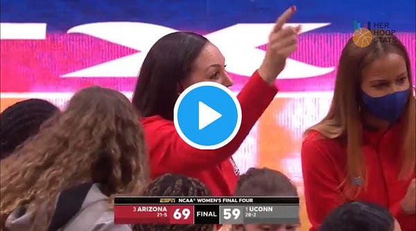 Dawn Staley and Adia Barnes make history as the first Black women to coach  in the same #ncaaW Final Four.