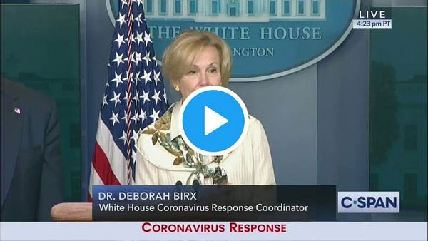 Covid-19: Birx Lashes Trump's Pandemic Response and Says Deaths Could Have  Been 'Decreased Substantially' - The New York Times