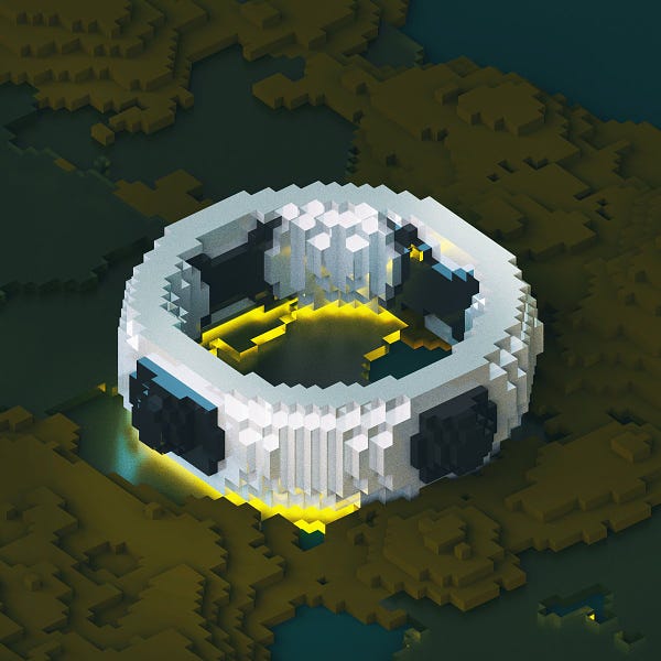 Titanium Ring of Titans https://opensea.io/collection/lootvoxels