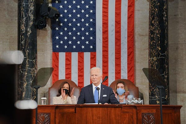 President Biden delivers an address to a joint session of Congress