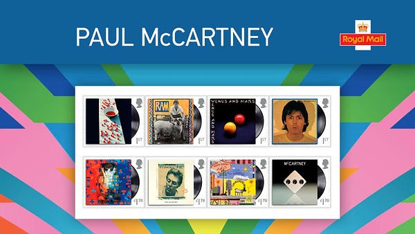 Paul McCartney Special Stamps 2021