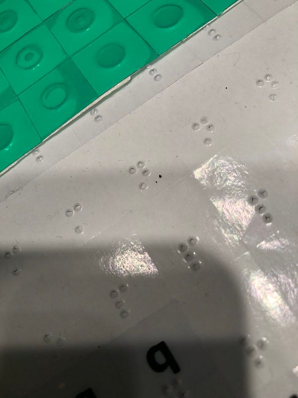 Braille & tactile stickers