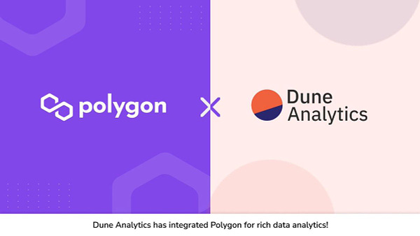 Dune Analytics has integrated Polygon for rich data analytics!
