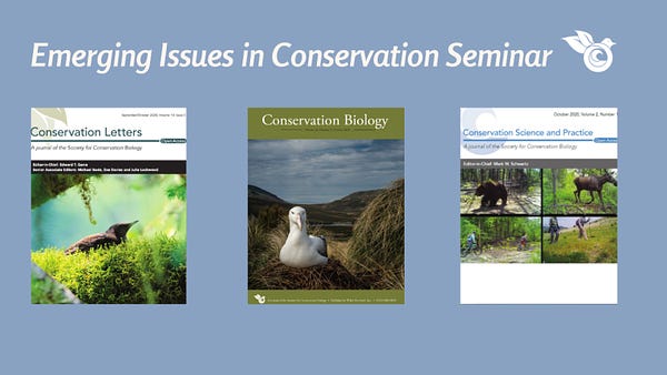 Emerging Issues in Conservation Seminar