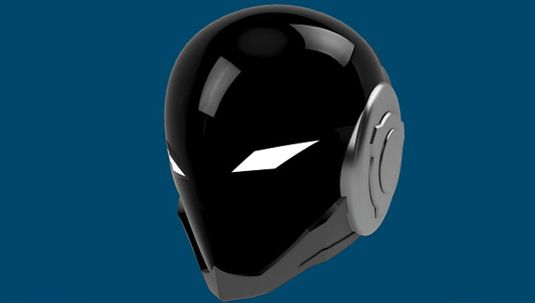 3D render of Radiant Black Helmet