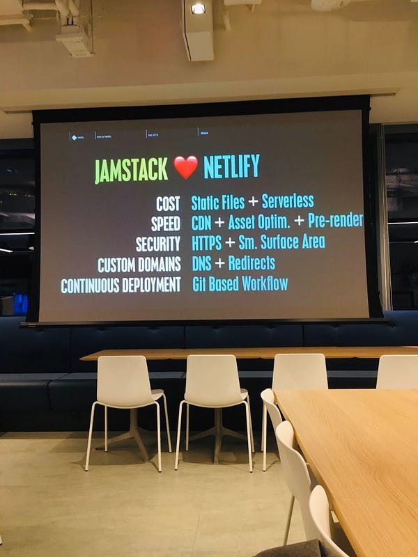 😻 JAMstack loves netlify