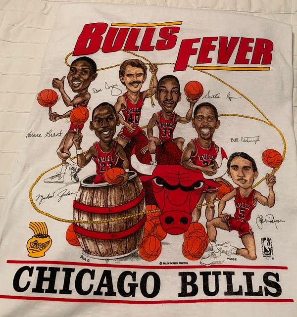 A celebration of Bulls t-shirts - by Jack M Silverstein