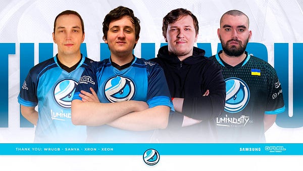 Thank you for representing Luminosity Gaming!