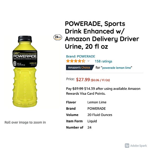 Powerade 24oz Squeeze Bottle