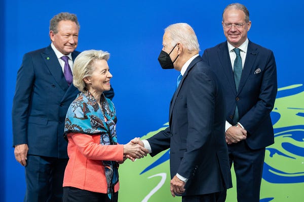President Biden meets with world leaders at COP26