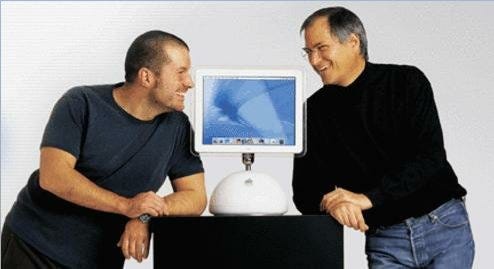 Steve Jobs y Jony Ive