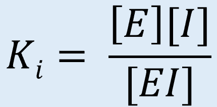 Ki = [E][I]/[EI]