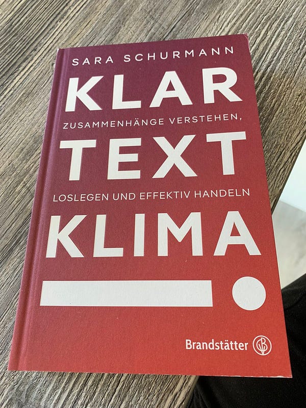 Buch von Sara Schurmann „Klartext Klima“