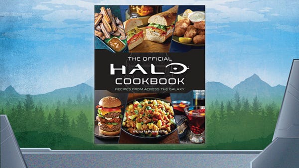 The cover of the official Halo cookbook, by Insight Editions.