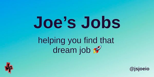 joe's jobs: helping you find that dream job