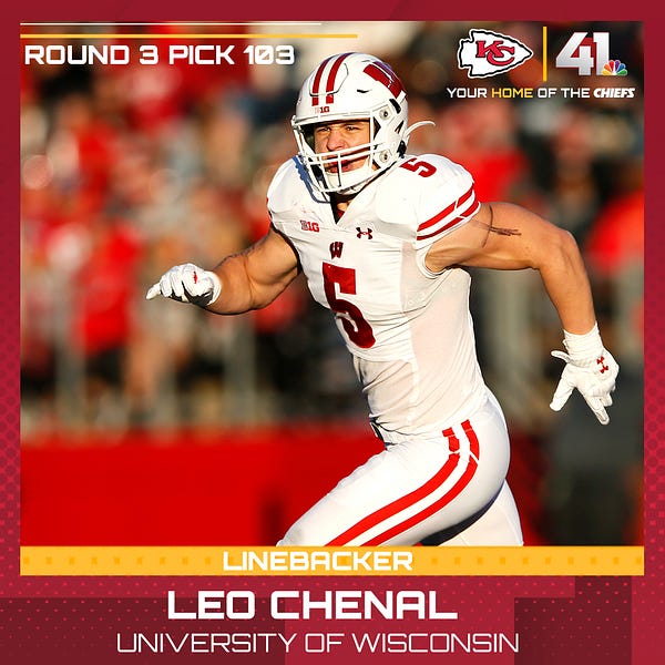 Chiefs Draft Chenal in the Third Round - by Chris Clark