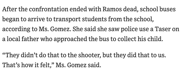 WSJ excerpt: Uvalde Shooter Fired Outside School for 12 Minutes Before Entering
