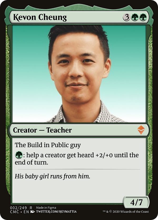 Kevon Cheung - The Build in Public guy