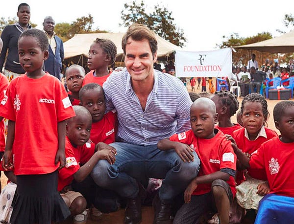 roger federer charity