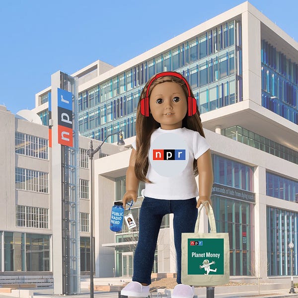 an American Girl Doll who works at NPR
