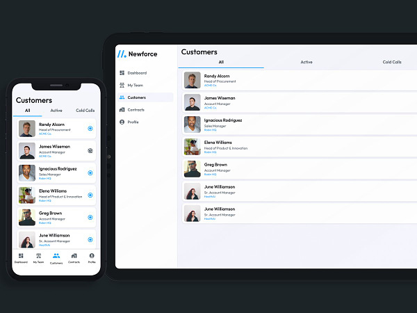 Responsive Web & Native App Template built in Flutterflow. This app contains a dashboard, customer management, contract management & responsive tables.
